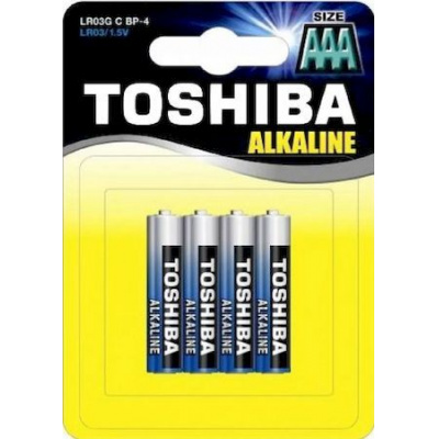 Большое фото товара - Элемент питания LR03  4BL TOSHIBA, 12-109956. Вариант №1