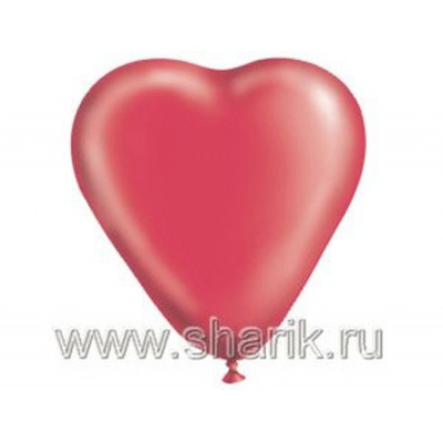 Большое фото товара - Шар Сердце 17" красное 1105-0146 GEMAR, 12-118968. Вариант №1