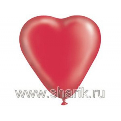 Большое фото товара - Шар Сердце 25" красное 70см 1105-0045 GEMAR, 12-118970. Вариант №1