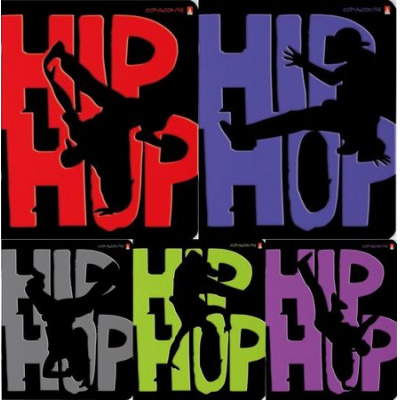 Большое фото товара - Тетрадь  48л клетка "HIP-HOP" 7-48-580 (5 видов) Альт, 12-122874. Вариант №1