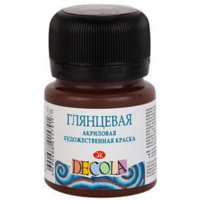 Большое фото товара - Акриловая краска глянцевая "Декола" 20мл Бордовая 2926325 Невская палитра, 12-130619. Вариант №1