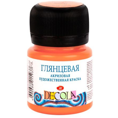 Большое фото товара - Акриловая краска глянцевая "Декола" 20мл Коралловая 2926355 Невская палитра, 12-130620. Вариант №1