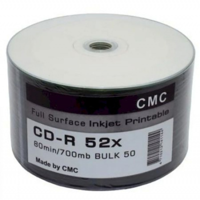 Большое фото товара - КОМПАКТ-ДИСК (CD-R) записываемый 700Mb 52х 50 шт шпиль ТТ0011033 СМС, 12-144615. Вариант №1