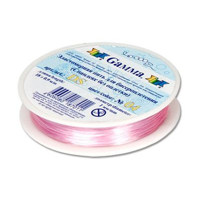 Большое фото товара - Спандекс без оплетки резиновый DS 1 мм 18 м ± 0.9 м №18 белый Gamma, 12-148988. Вариант №1
