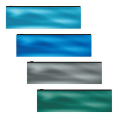 Большое фото товара - Папка на гибкой молнии 190х70 мм 54985 ZIP Glossy Ice Metallic ассорти ErichKrause, 12-152246. Вариант №1