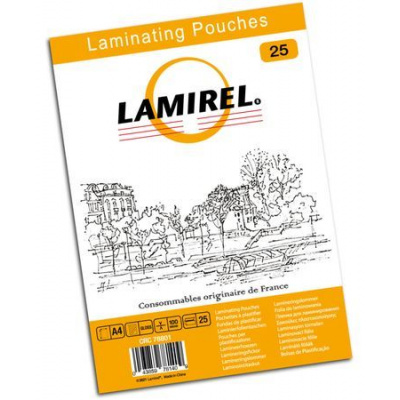 Большое фото товара - Пленка для ламинирования А4 25 шт 100мкм LA-78801 Lamirel, 12-153815. Вариант №1
