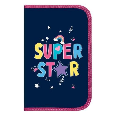 Большое фото товара - Пенал 2-х ств. 190х90 мм "SUPER GIRL" софттач ПКБС-СУР SchoolФормат, 12-156551. Вариант №1