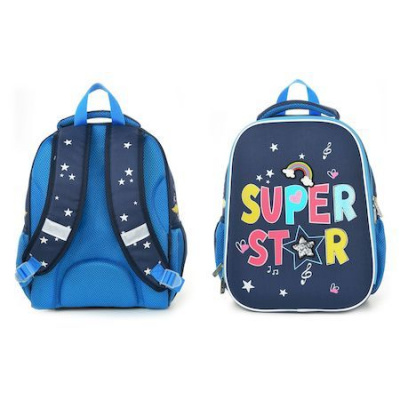 Большое фото товара - Рюкзак школьный ERGONOMIC LIGHT "SUPER GIRL" 38х30х18 см РЮКЖКМБ-СУР SchoolФормат, 12-158134. Вариант №1