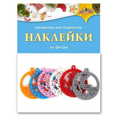 Большое фото товара - Декоративные наклейки из ФЕТРА "Олень" С3740 АппликА, 12-165251. Вариант №1