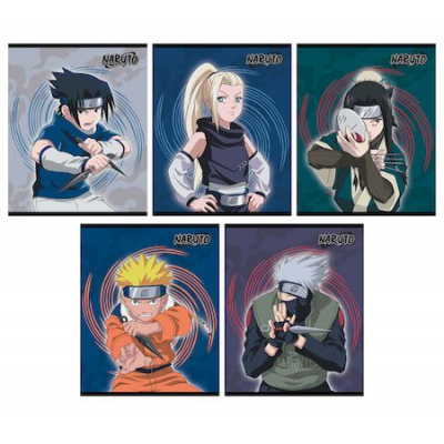 Большое фото товара - Тетрадь  48л клетка "Naruto" NT18/5 Academy style, 12-175326. Вариант №1