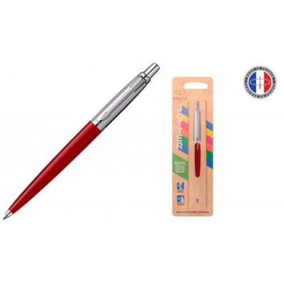 Большое фото товара - Ручка шариковая PARKER "Jotter Original K60" (CW2096857) Red CT M синие чернила, блистер (1846433) PARKER, 12-179776. Вариант №1
