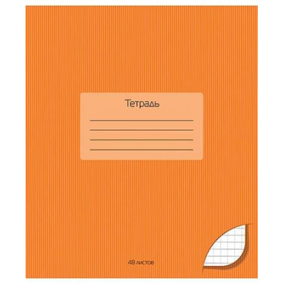 Большое фото товара - Тетрадь  48л клетка "Оранжевый" С2528-12 КТС-ПРО, 12-182810. Вариант №1