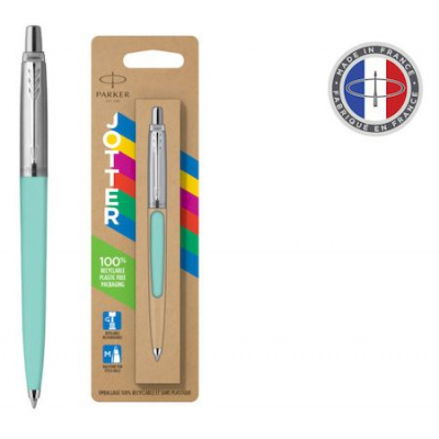 Большое фото товара - Ручка шариковая PARKER "Jotter Originals Mint" 331C M синие чернила, блистер 2123466 (1913636) PARKER, 12-183030. Вариант №1