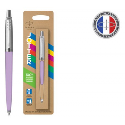 Большое фото товара - Ручка шариковая PARKER "Jotter Originals Lilac" CT 2567C M синие чернила, блистер 2123468 (1913639) PARKER, 12-183031. Вариант №1
