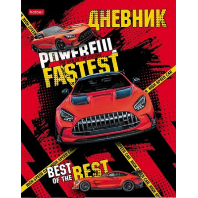 Большое фото товара - Дневник 1-11 класс (твердая обложка) "Красная машина" (085778) 31168 Хатбер, 12-184900. Вариант №1