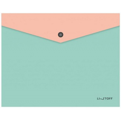 Большое фото товара - Папка с кнопкой  А5 180мкм "Colour Duet. No 1" ПКПФ50211 Listoff, 12-190083. Вариант №1