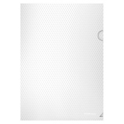 Большое фото товара - Папка-уголок А4 "Diamond Total White" полупрозрачная, белая 54873 ErichKrause, 12-191592. Вариант №1