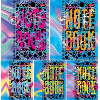 Большое фото товара - Тетрадь  48л клетка "Bubbler book" (087234) Хатбер, 12-191687. Вариант №1