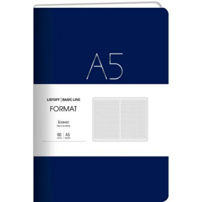 Большое фото товара - Блокнот А5  60л ЛАЙТ "Format. No 3" иск.кожа БФФК5604331 Listoff, 12-192332. Вариант №1