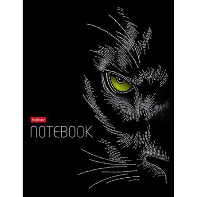 Большое фото товара - Бизнес-блокнот А5  80л клетка "Black Cat" 5-цв. блок (085284) 30991 Хатбер, 12-192981. Вариант №1