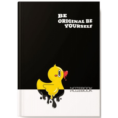 Большое фото товара - Записная книжка А6+ 80л клетка "Уточка" 14390 Academy style, 12-194047. Вариант №1