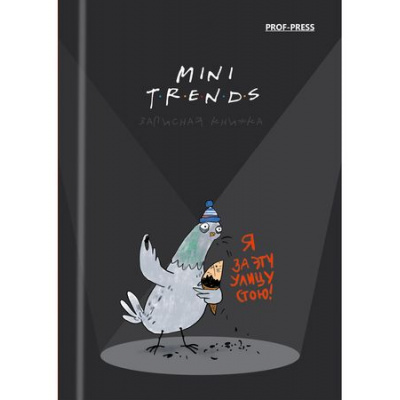 Большое фото товара - Записная книжка А6  48л "MINI-FRIENDS" 48-4567 Проф-Пресс, 12-197182. Вариант №1