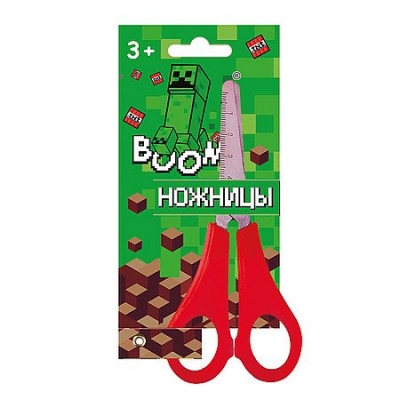 Большое фото товара - Ножницы детские 130 мм 75626 "Моя игра/My Game" закругленные концы, с линейкой Centrum, 12-204896. Вариант №1