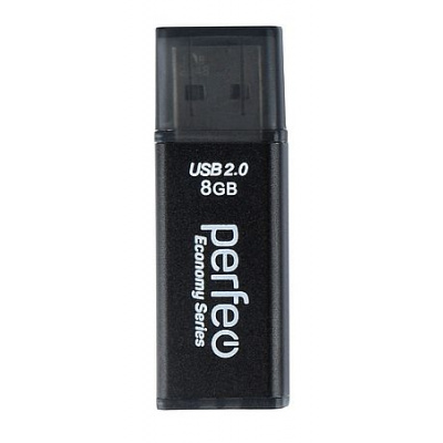 Большое фото товара - ФЛЕШ-накопитель (USB) PERFEO  8GB E03 Серия "Черная экономика" PF-E03B008ES PERFEO, 12-206989. Вариант №1