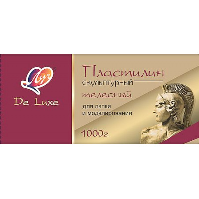 Большое фото товара - Пластилин скульптурный 1000гр. телесный 34С 2247-08 Луч, 12-207146. Вариант №1