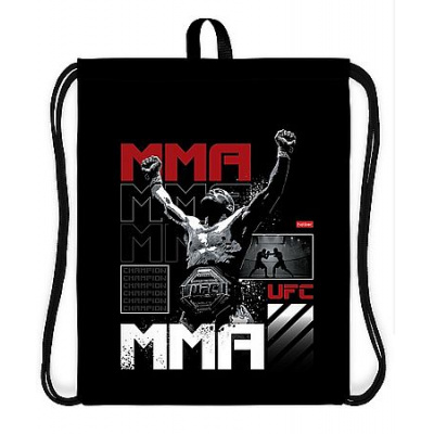 Большое фото товара - Сумка для сменной обуви 41х49 см "MMA-Бои без правил" с петлей для подвеса,1 отд. (093938) 19072 Хатбер, 12-208320. Вариант №1