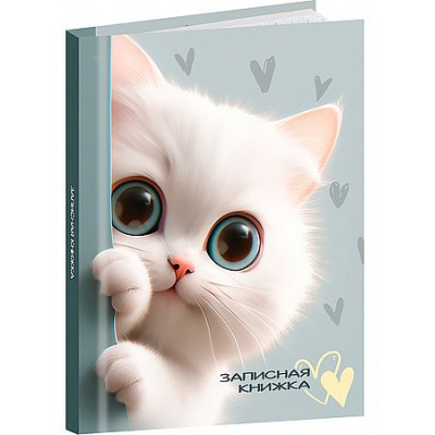 Большое фото товара - Записная книжка А7 48л "ОБАЯТЕЛЬНЫЕ КОТЯТА" глянц.лам. 48-8636 Проф-Пресс, 12-208441. Вариант №1