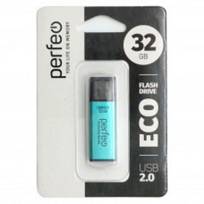 Большое фото товара - ФЛЕШ-накопитель (USB) PERFEO 32GB E03 Серия "Зеленая экономика" PF-E03G032ES PERFEO, 12-209269. Вариант №1