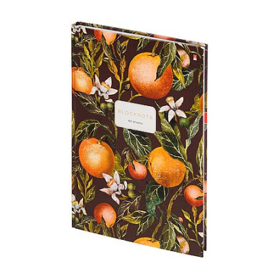 Большое фото товара - Престиж-блокнот А4  80л "ФЛОРА.РАЙСКИЕ АПЕЛЬСИНЫ/FLORA.PARADISE.ORANGES" 3-80-060/21 Альт, 12-209284. Вариант №1