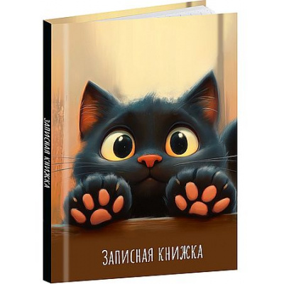 Большое фото товара - Записная книжка А7 48л "ЛАПКИ КОТИКА - 2" глянц.лам. 48-8627 Проф-Пресс, 12-209617. Вариант №1