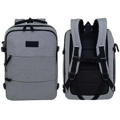 Большое фото товара - Рюкзак молодежный RQ-405-1/3 серый 29х42х16 см GRIZZLY, 12-210244. Вариант №1