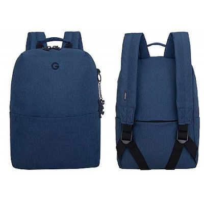 Большое фото товара - Рюкзак молодежный (Ж) RXL-620-2/5 синий 24х34х12 см GRIZZLY, 12-210257. Вариант №1