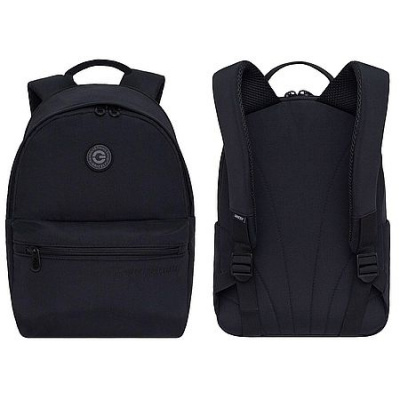 Большое фото товара - Рюкзак молодежный RXL-424-1/1 черный 25х34,5х12 см GRIZZLY, 12-211057. Вариант №1