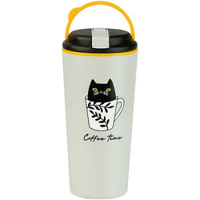 Большое фото товара - Термокружка "Время кофе/Coffee time", 350 мл MS_57101 MESHU, 12-215174. Вариант №1