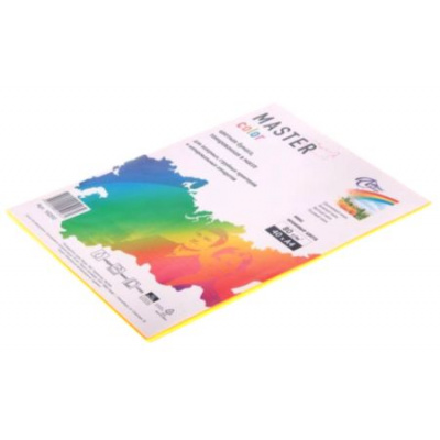 Большое фото товара - Бумага  А4  40л 80 г/м2  4 цв. М/Color НЕОН/NEON МИКС-4  16200 Офис-Лидер, 12-22520. Вариант №1