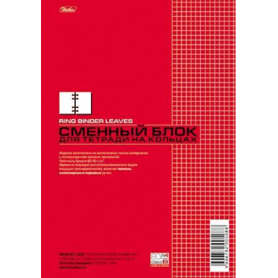 Большое фото товара - Сменный блок для тетради А4  80л 2449 (011908) Хатбер, 12-27283. Вариант №1