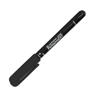 Большое фото товара - Маркер перманентный по стеклу 2мм 2836/01 черный Centropen, 12-40584. Вариант №1