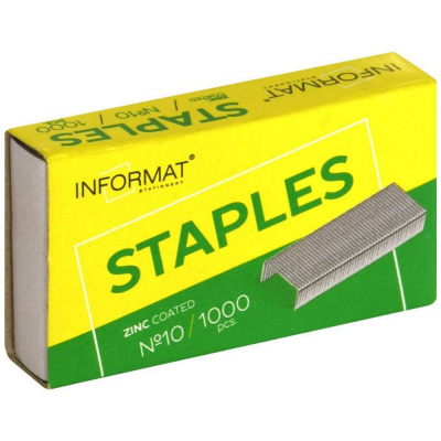 Большое фото товара - Скобы №10 1000шт S10-1000 inФОРМАТ, 12-5054. Вариант №1