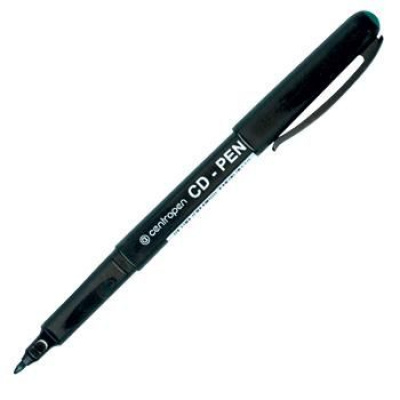 Большое фото товара - Маркер перманентный CD-PEN 1.0мм 4606/01-10 зеленый Centropen, 12-52189. Вариант №1