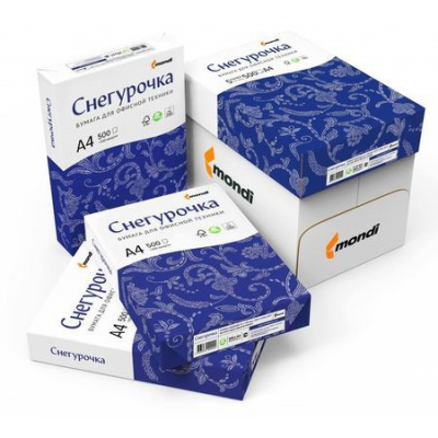 Большое фото товара - Бумага А4 500л 80гр. Снегурочка  146% CIE 96% категория С Mondi Business Paper, 12-5594. Вариант №1