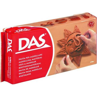 Большое фото товара - Паста для лепки DAS  500гр. терракотовая 387100 Fila, 12-75787. Вариант №1
