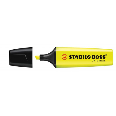 Большое фото товара - Текстовыделитель BOSS 2-5мм 70/24 желтый STABILO, 12-76365. Вариант №1