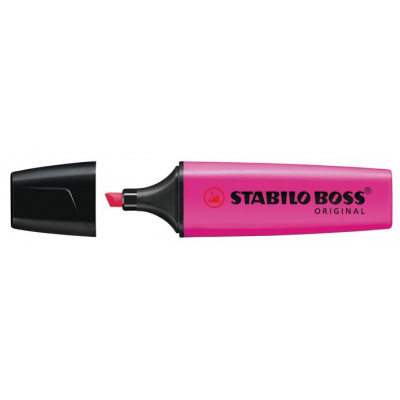 Большое фото товара - Текстовыделитель BOSS 2-5мм 70/56 розовый STABILO, 12-76366. Вариант №1