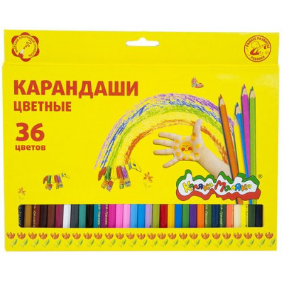 Большое фото товара - Карандаши 36цв  ККМ36 Каляка-Маляка, 12-96770. Вариант №1
