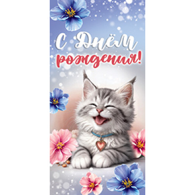 Большое фото товара - 5Д3065 С Днем рождения! (конверт для денег, текст, детский), (АВ-Принт), 13-1003275. Вариант №1