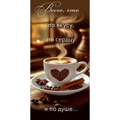 Большое фото товара - 10000967 Всего, что по вкусу...! (конверт для денег), (Хорошо), 13-1019796. Вариант №1